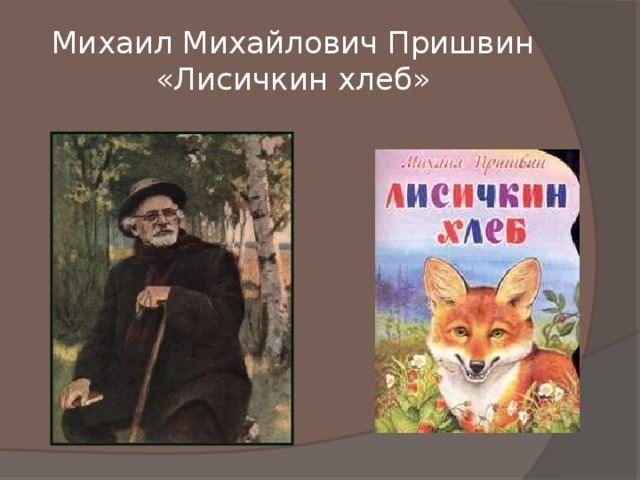 Михаил Михайлович Пришвин «Лисичкин хлеб»