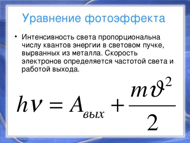 Интенсивность вышедшего из образца света