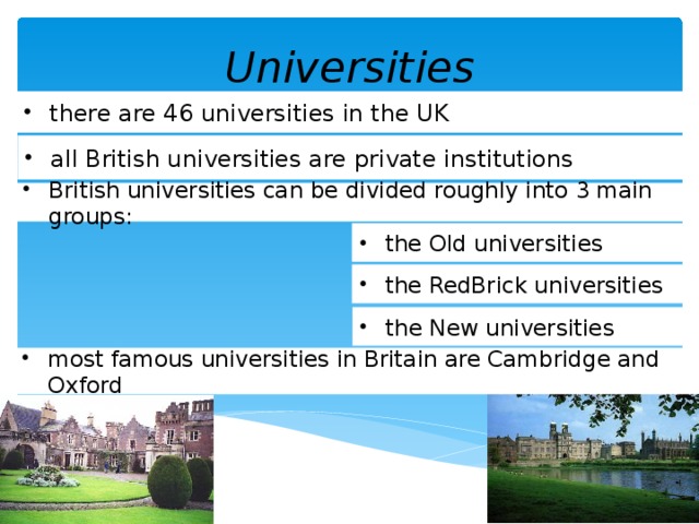 Universities