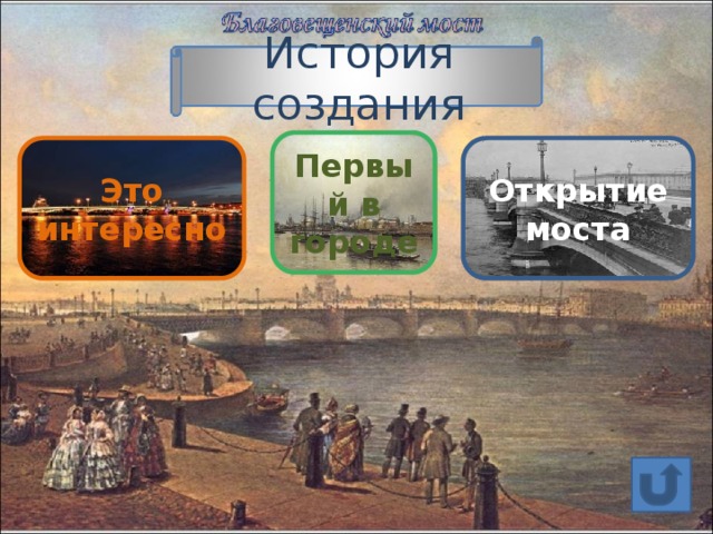 История создания Первый в городе Это Открытие интересно моста