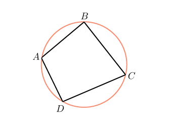 Окружность описанная около четырехугольника рисунок