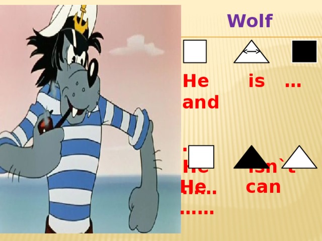 Wolf He is …and … .. He isn`t …… He can ……