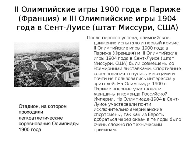 Игры 11 олимпиады париж 1900 презентация