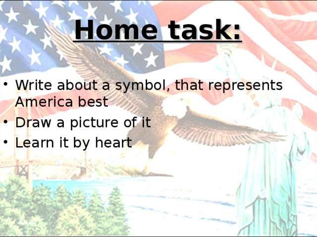 Home task: