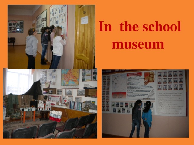 In the school museum