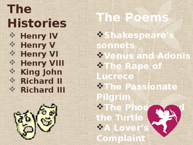 The Histories The Poems