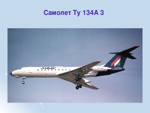 Самолет Ту 134А 3