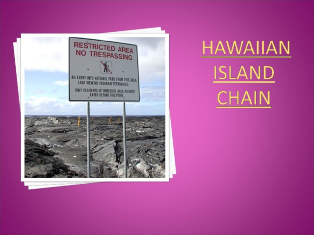 Архипелаг Гавайи состоит из восьми основных островов (не считая мелких), которые являются вершинами цепи вулканических гор. Среди них есть действующие вулканы