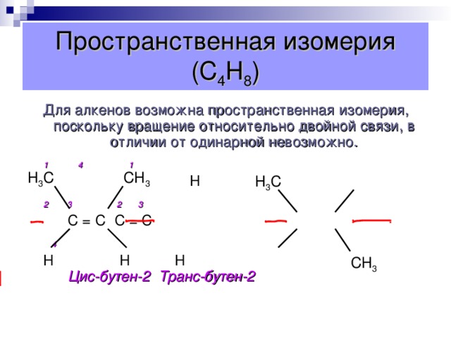 Примеры межклассовых изомеров  ( С 5 Н 10 ) СН 2 = СН – СН 2 – СН 2 – СН 3  Н 2 С  СН 2  пентен -1 Н 2 С СН 2 СН 2 циклопентан