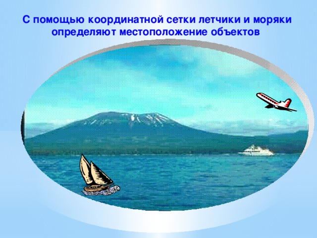 С помощью координатной сетки летчики и моряки определяют местоположение объектов