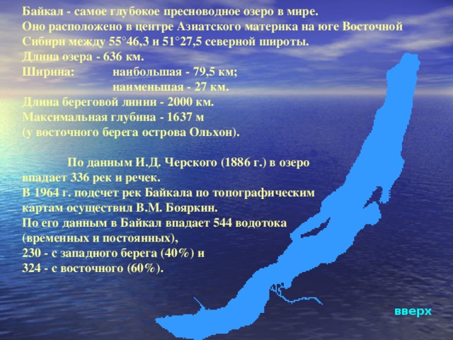 Определите основную мысль текста озеро байкал расположено. Самое глубокое озеро Байкал. Байкал самое глубокое озеро в мире. Самое глубокое пресноводное озеро. Самый глубокий самый Байкале.