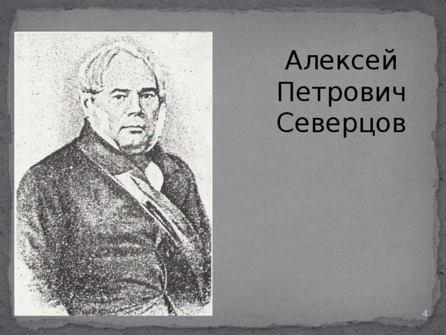 Алексей Петрович Северцов