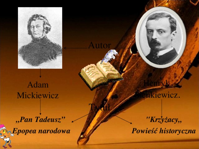 Autor  Henryk Sienkiewicz . Adam  Mickiewicz  Tytuł  