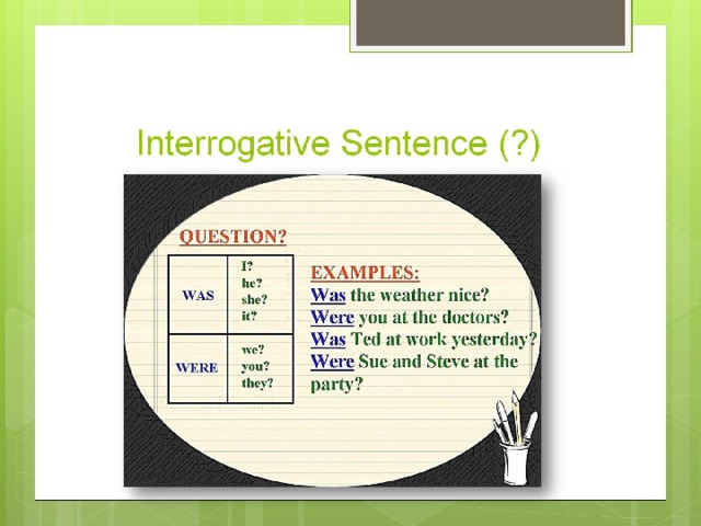 Interrogative Sentence (?)