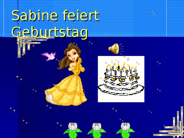 Sabine feiert Geburtstag