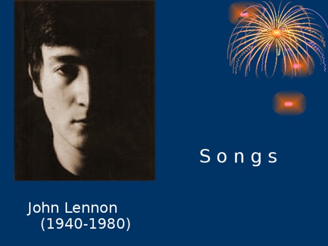 John Lennon  (1940-1980)  S o n g s