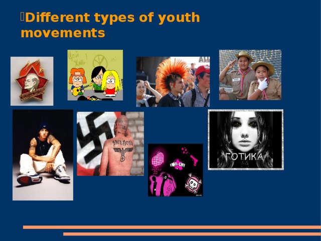 Different types of youth movements
