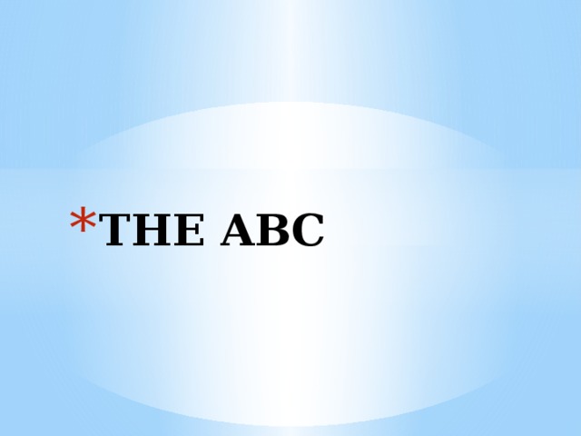 THE ABC