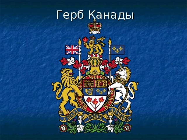 Герб канады картинки