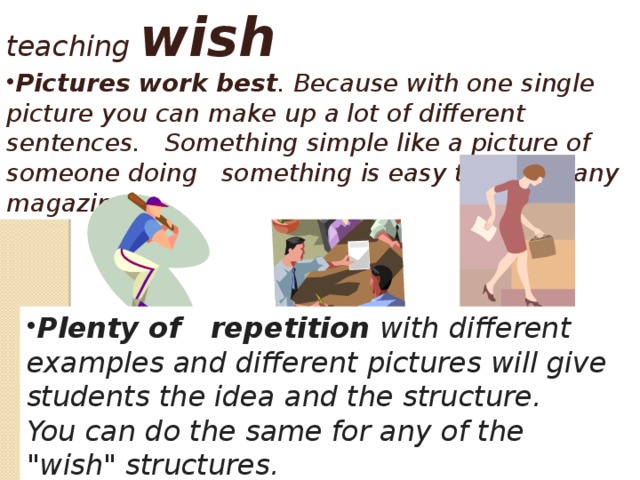 Best ideas for teaching  wish