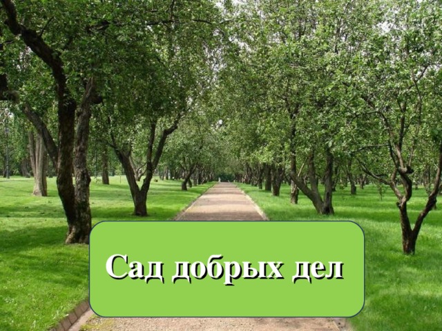 Сад добрых дел