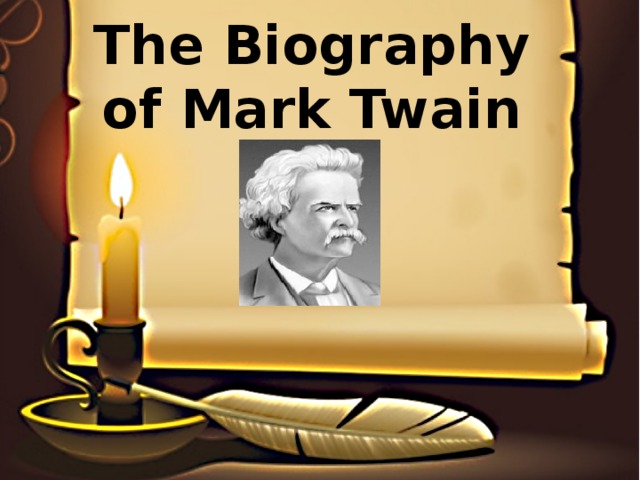 Mark twain презентация на английском