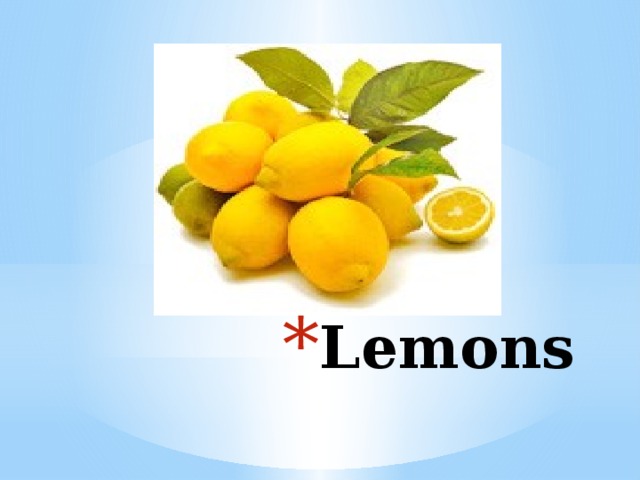 Lemons