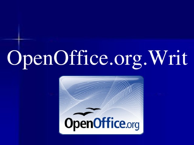 OpenOffice.org.Write