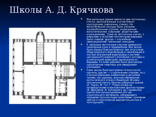 Школы А. Д. Крячкова