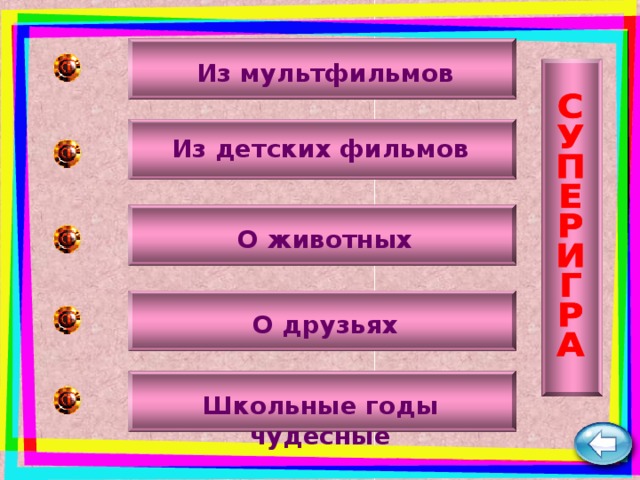 Из мультфильмов Из детских фильмов О животных О друзьях Школьные годы чудесные