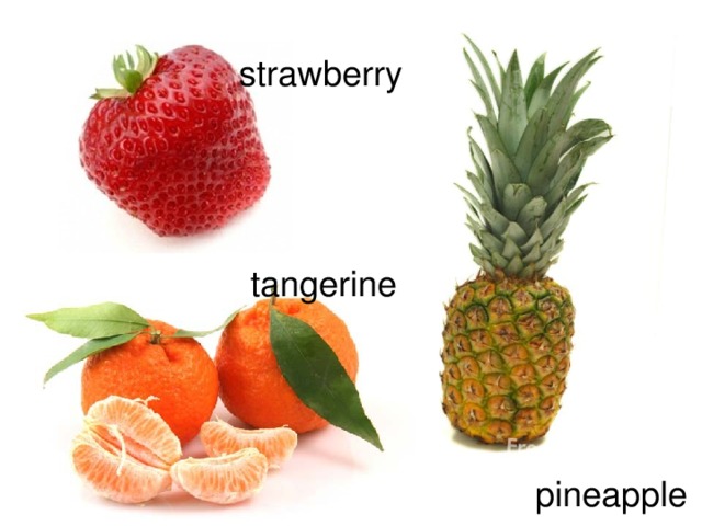 strawberry tangerine pineapple
