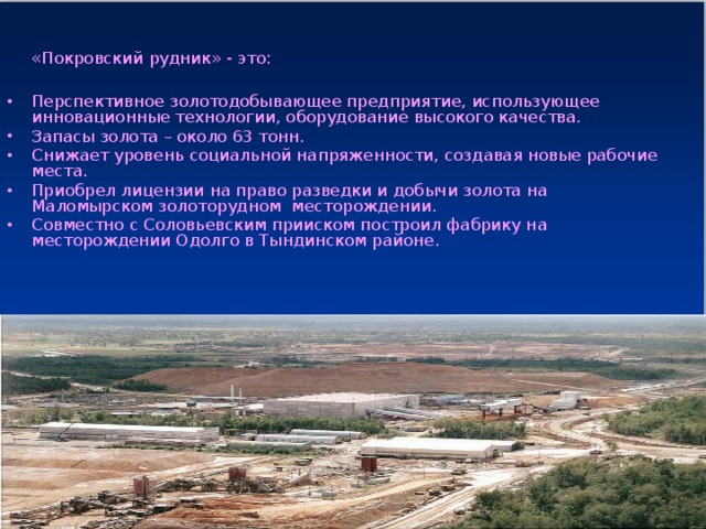 «Покровский рудник» - это: