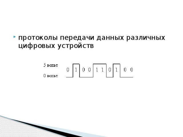 протоколы передачи данных различных цифровых устройств