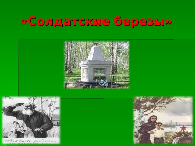 «Солдатские березы»