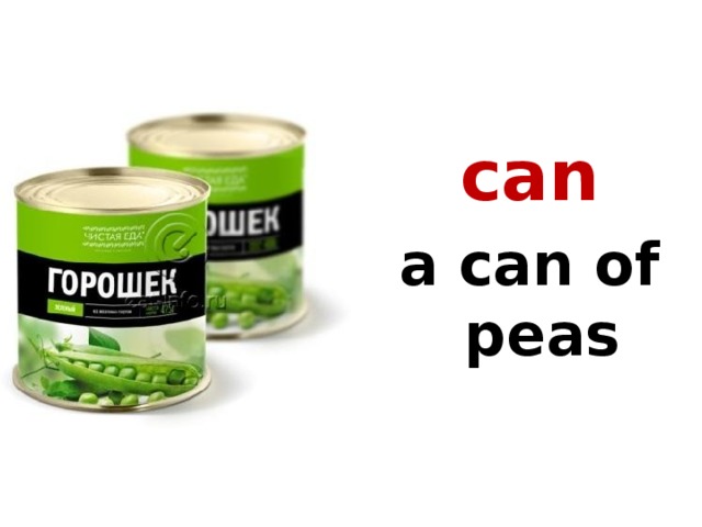 can a can of peas