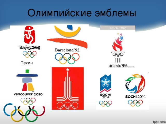 Олимпийские эмблемы Пекин
