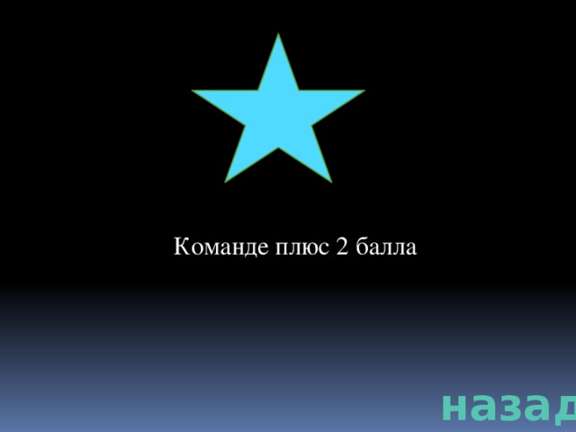 Команде плюс 2 балла назад