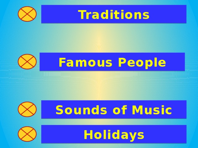 Traditions Famous People Sounds of Music Holidays