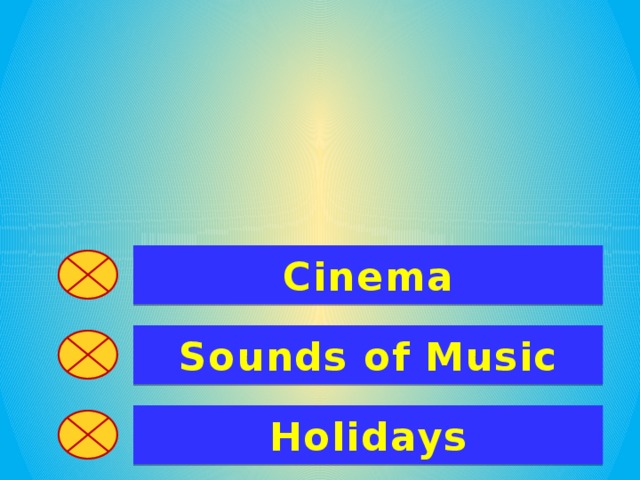 Cinema Sounds of Music Holidays