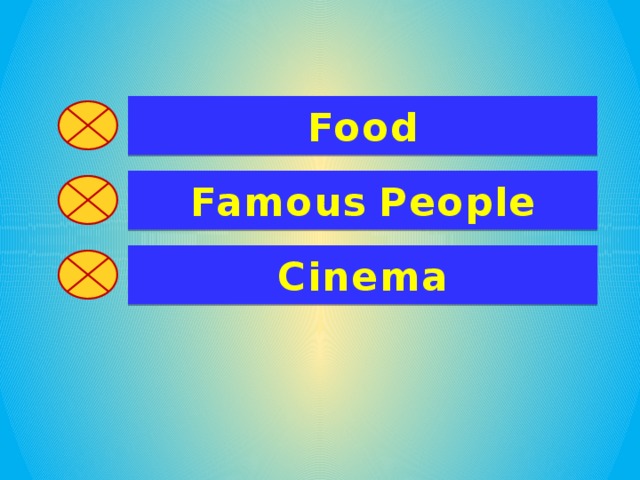 Food Famous  People Cinema