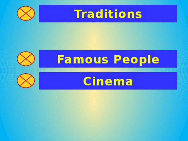 Traditions Famous People Cinema