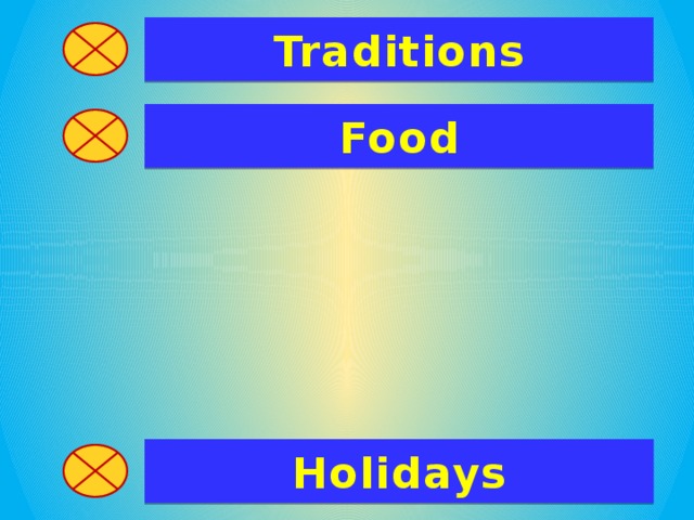 Traditions Food Holidays