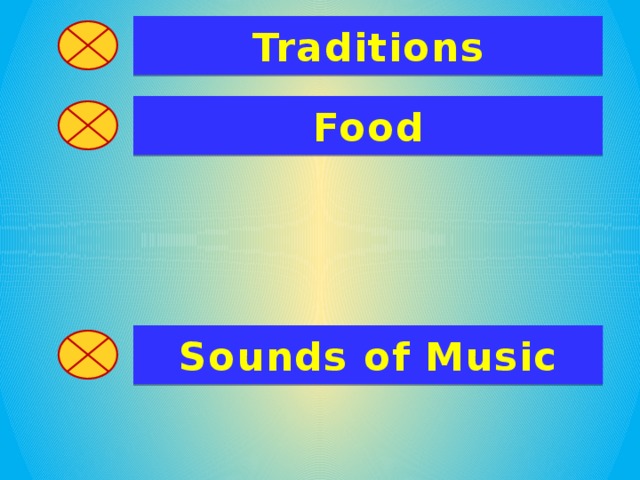 Traditions Food Sounds of Music