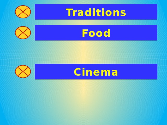 Traditions Food Cinema
