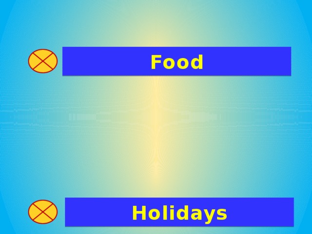 Food Holidays