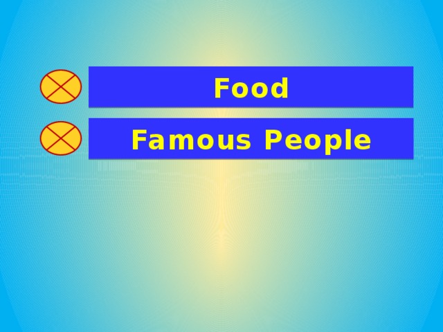 Food Famous People