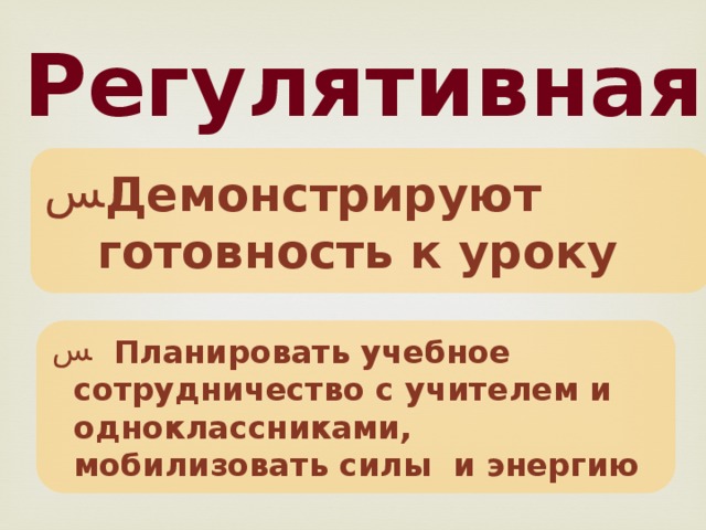 Регулятивная