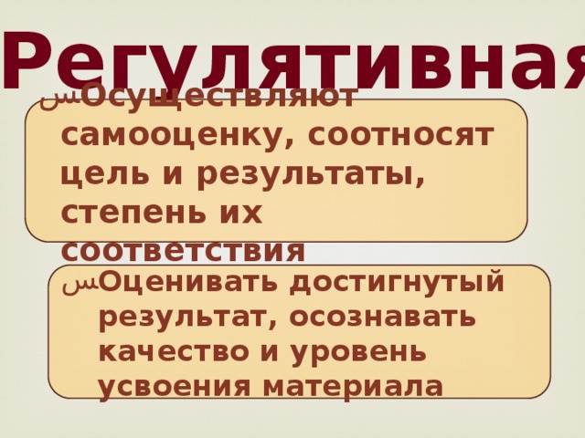 Регулятивная