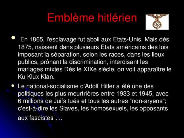 Emblème hitlérien