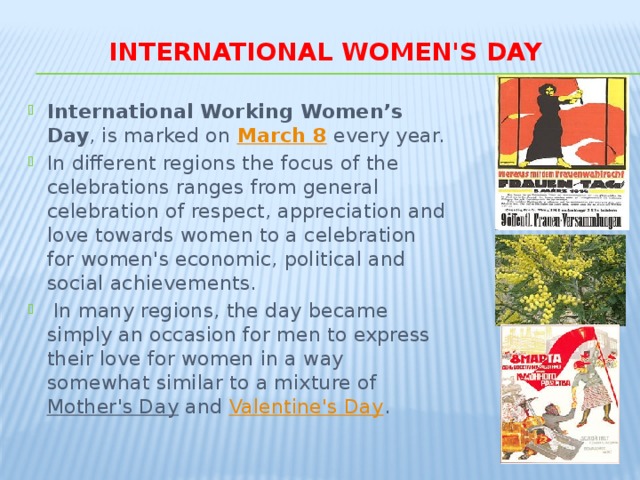 International Women's Day